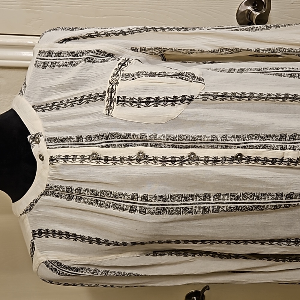 Free People Button Up Blouse - Picture 4 of 13